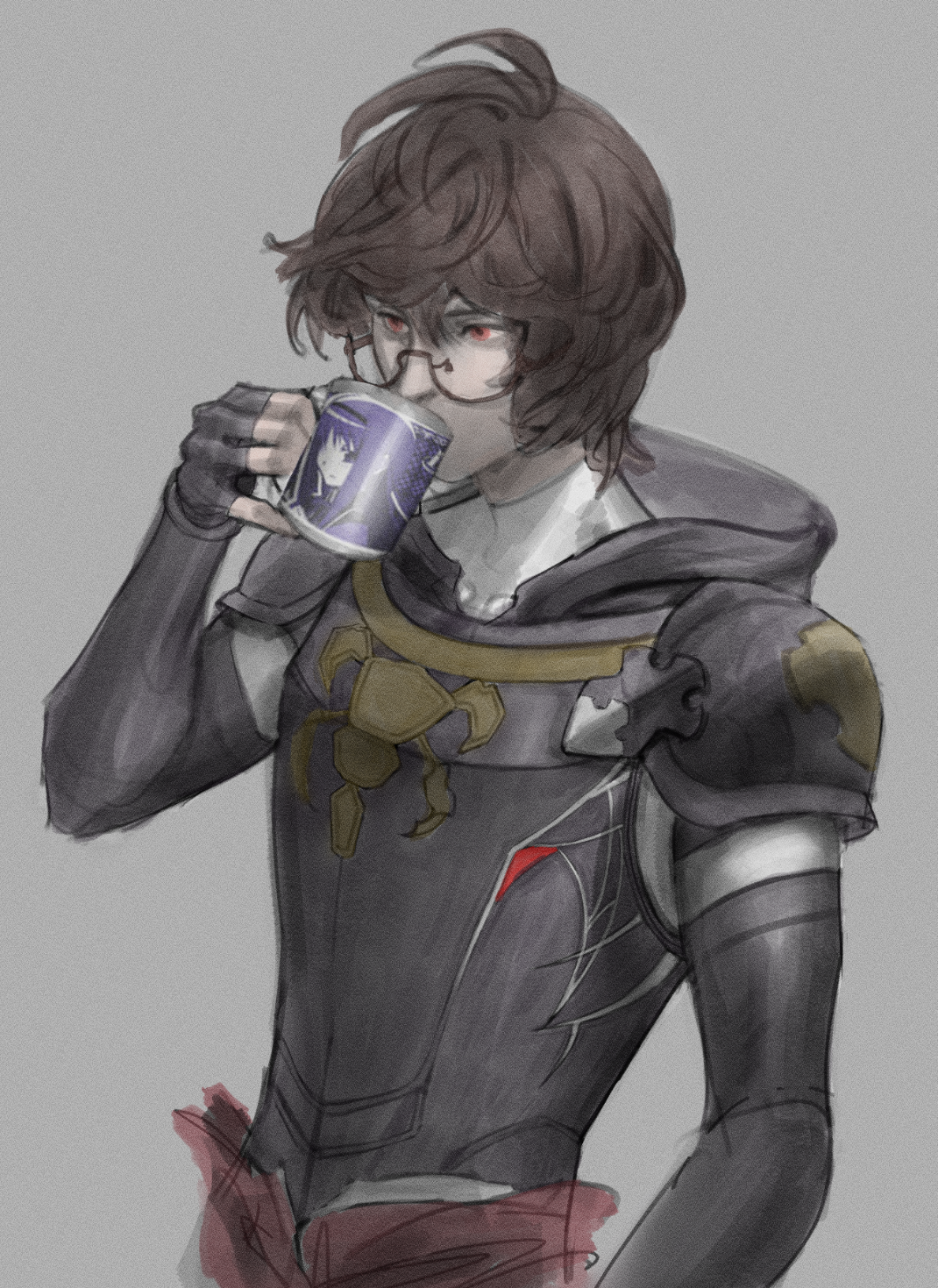 Illustration: Sandalphon Granblue Fantasy. He is my favorite character! I ringed all versions of him ingame lol